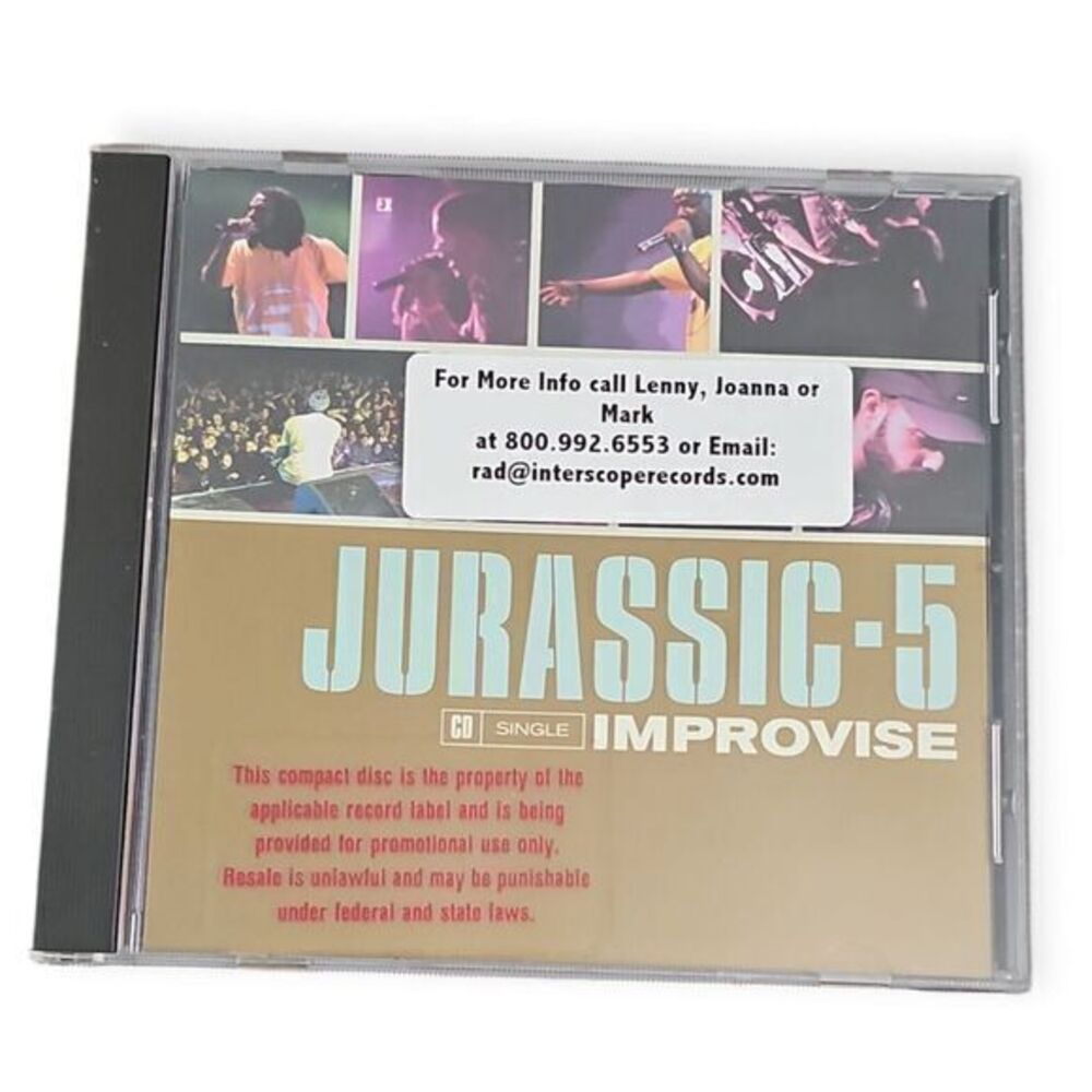 Jurassic 5 – Improvise [1999 Promotional CD‎ Single]